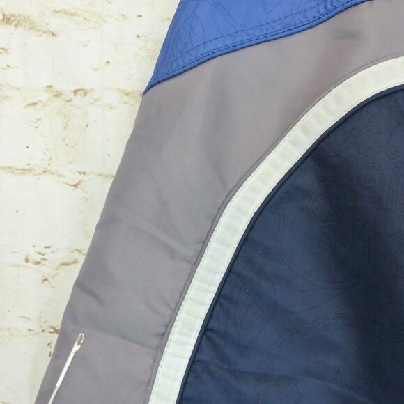 VTG Zoo York Swim Board Short Men 34X10 Blue Gray Skull Embroidery Skate Y2K - Picture 11 of 14